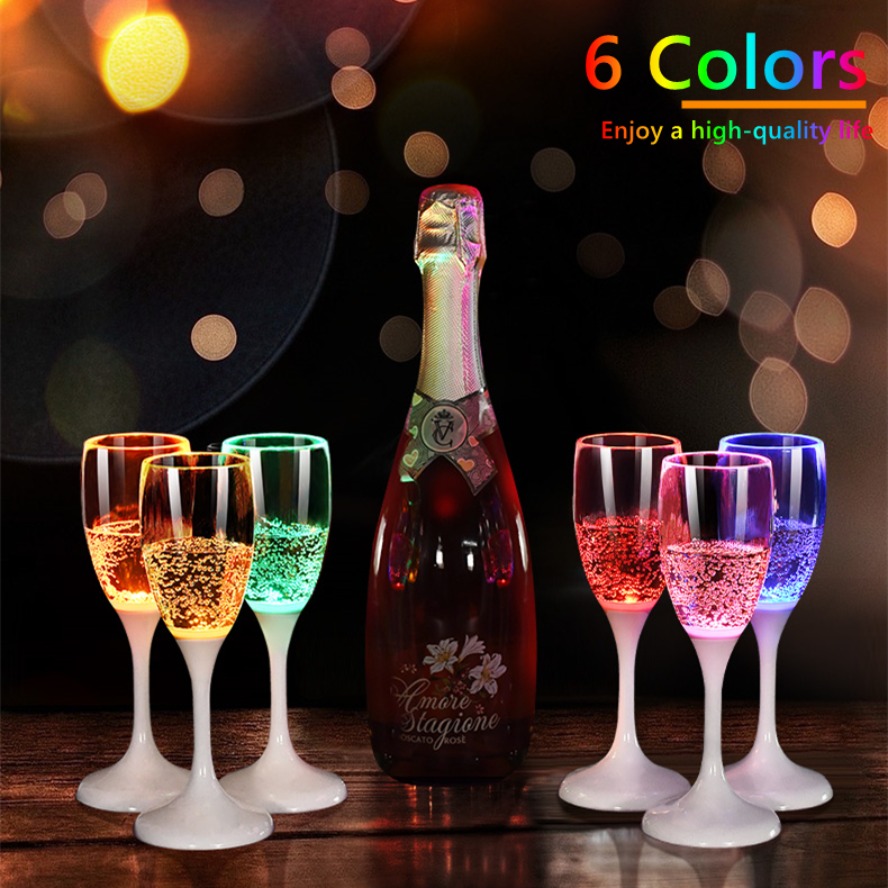 Beer Wine Up - 6 Warna LED Cangkir Berkedip Otomatis