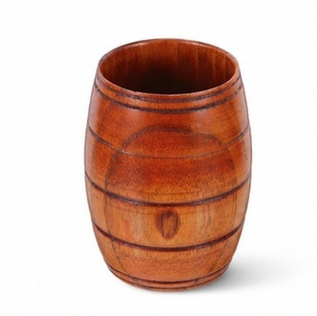 Wine Beer Glass - Gelas Bir Berbentuk Tong Kayu, Gelas