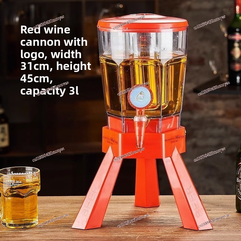 Wine Draft Beer - Keg Bir 3 Liter dengan Keran