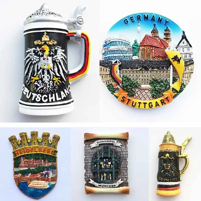 Wine Beer Fridge - Magnet Kulkas Jerman Cangkir Bir Eropa