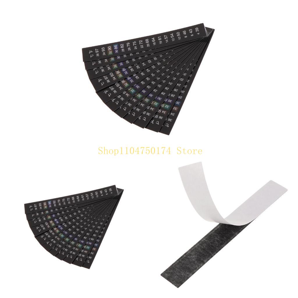 Wine Like Beer - Tempel Strip Termometer Stiker Vertikal Tampilan