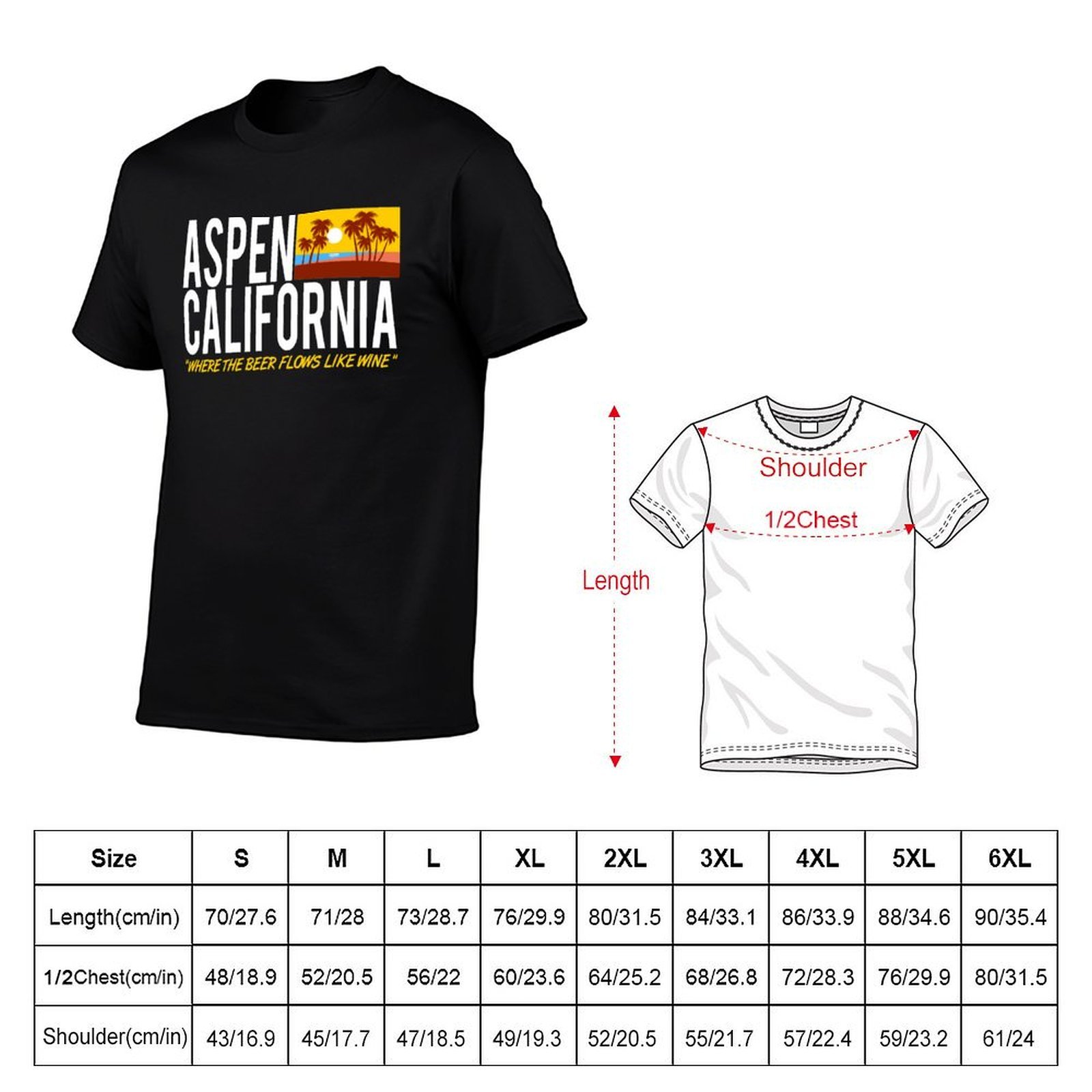 Aspen California - Kaos 'Where - Wine Like Beer ulasan dan harga