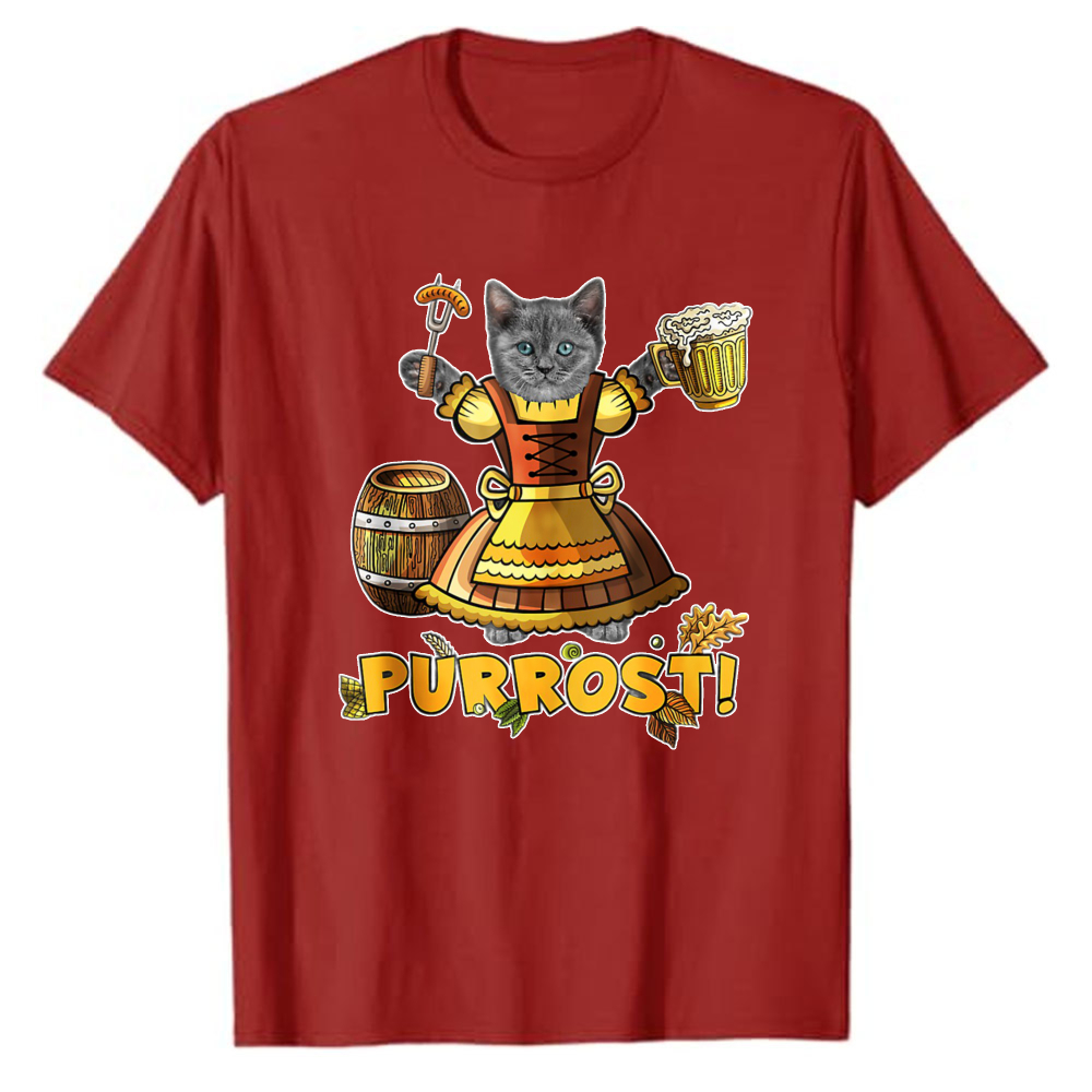 Purrost Kaos Grafis Lucu Oktob - Beer & Wine Jockey Plaza Shopping ulasan dan harga