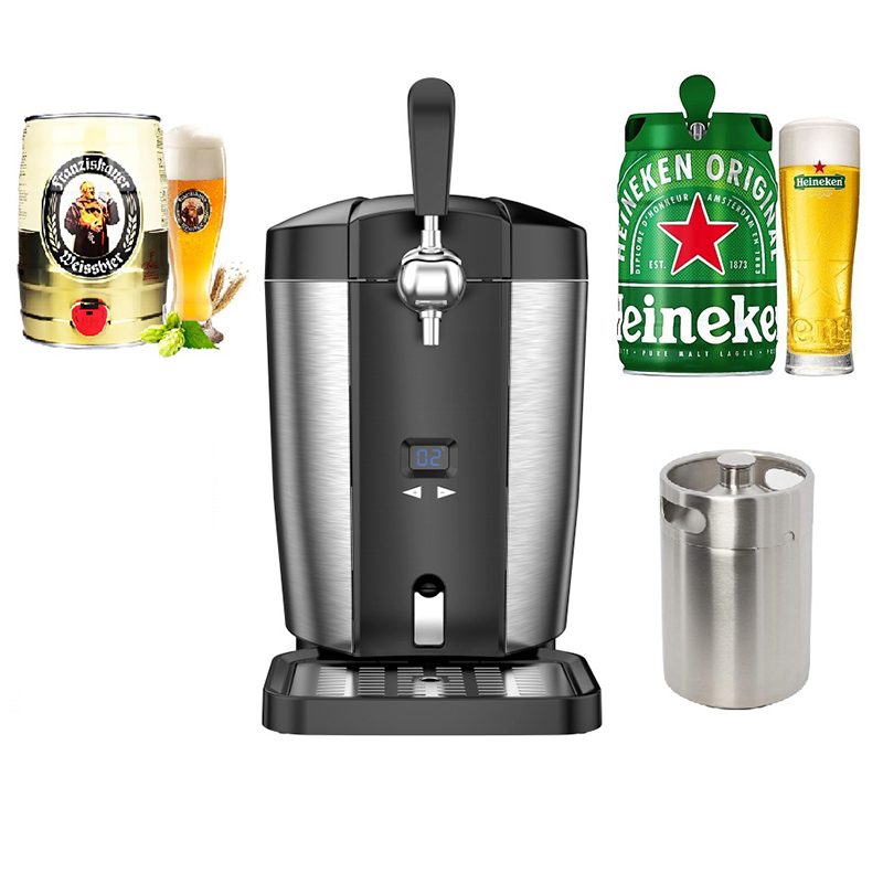 Keg Bir Mini Stainless Steel 5 - Wine Draft Beer ulasan dan harga