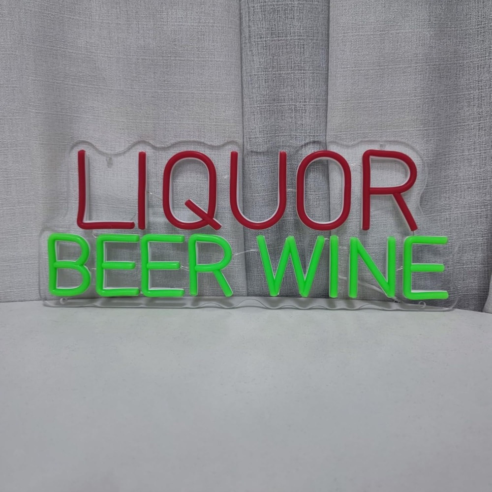 Dekorasi Dinding Lampu Neon LE - Wine Beer Whiskey Year ulasan dan harga