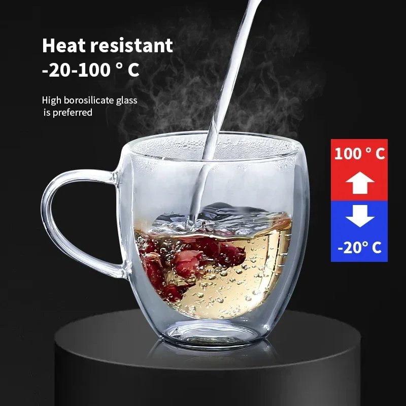 1-6 Buah 80-450ML Tahan Panas  - Wine Beer Glass ulasan dan harga