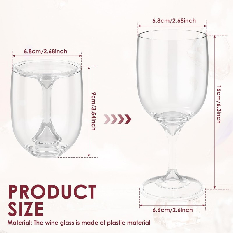 Gelas Anggur Lipat Transparan  - Wine & Beer Unlimited Spirits ulasan dan harga