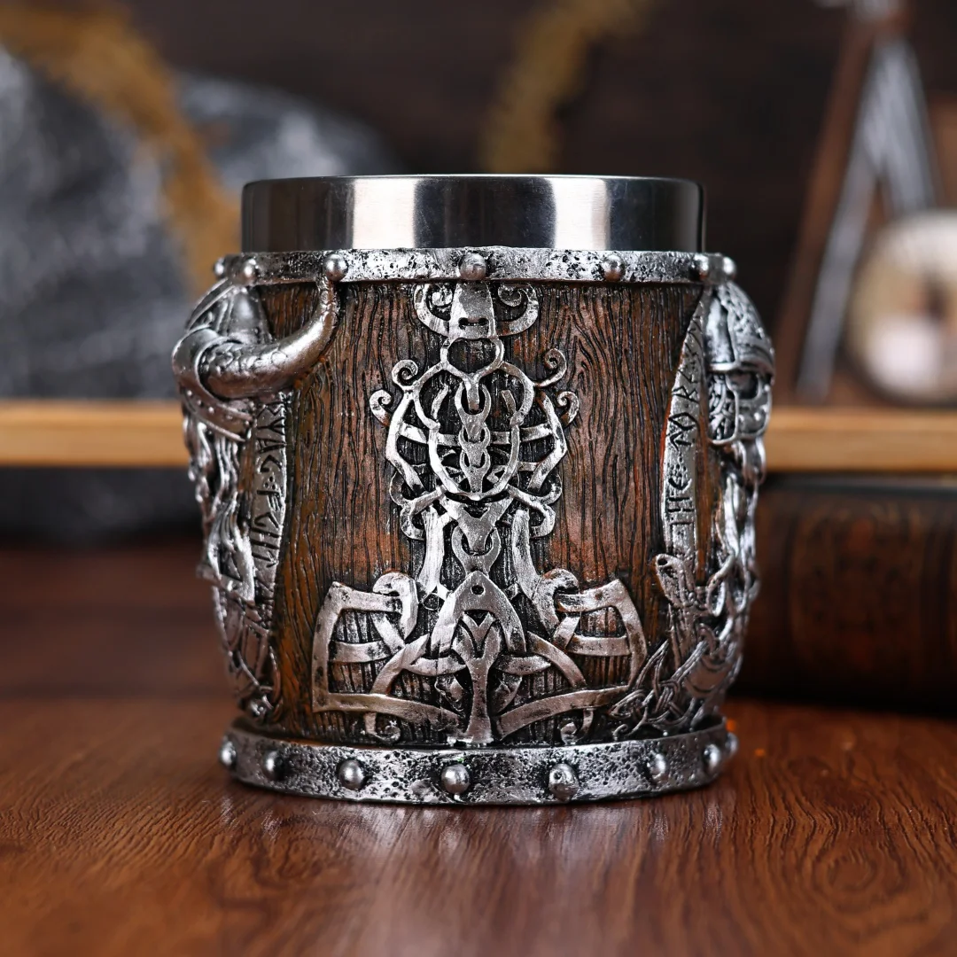 450Ml Valhalla Viking Baja Tah - Wine Beer Glass ulasan dan harga
