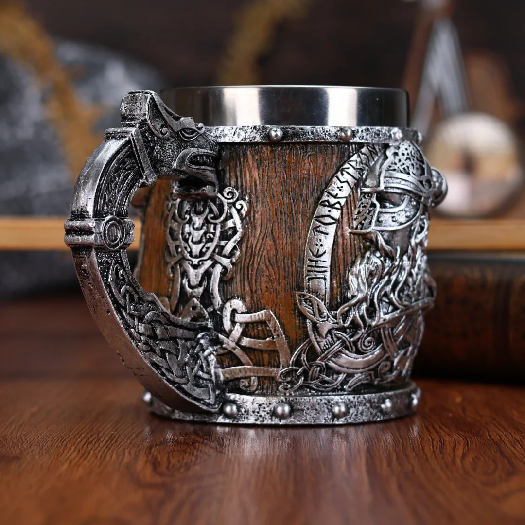 450Ml Valhalla Viking Baja Tah - Wine Beer Glass ulasan dan harga