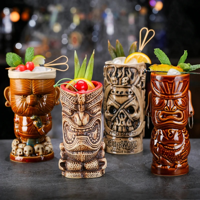 Gelas Keramik Kreatif Motif Sh - Wine With Beer Cocktail ulasan dan harga