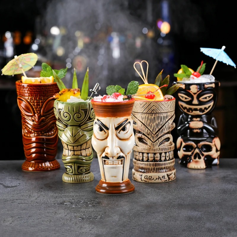 Gelas Keramik Kreatif Motif Sh - Wine With Beer Cocktail ulasan dan harga