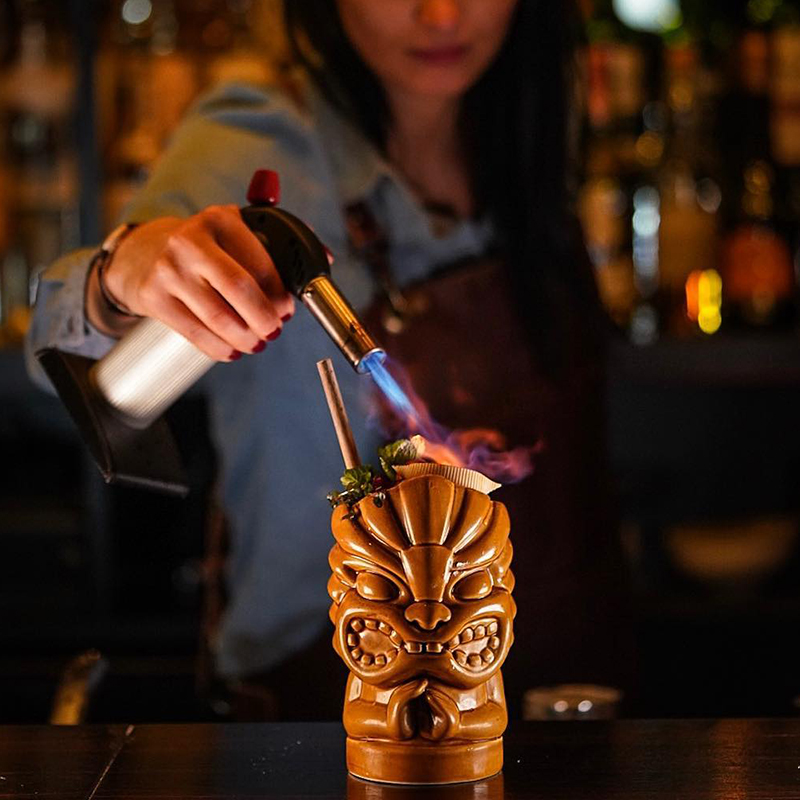 Gelas Koktail Tiki Hawaii, Can - Wine With Beer Cocktail ulasan dan harga