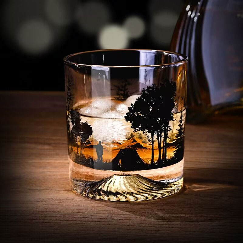 1pcs Gelas Kopi Es Gelas Anggu - Wine Beer Whiskey Year ulasan dan harga