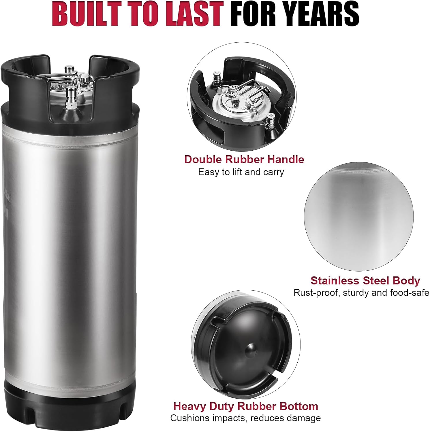 Keg Baja Anti Karat Ball Lock  - Craft Beer & Wine U- ulasan dan harga
