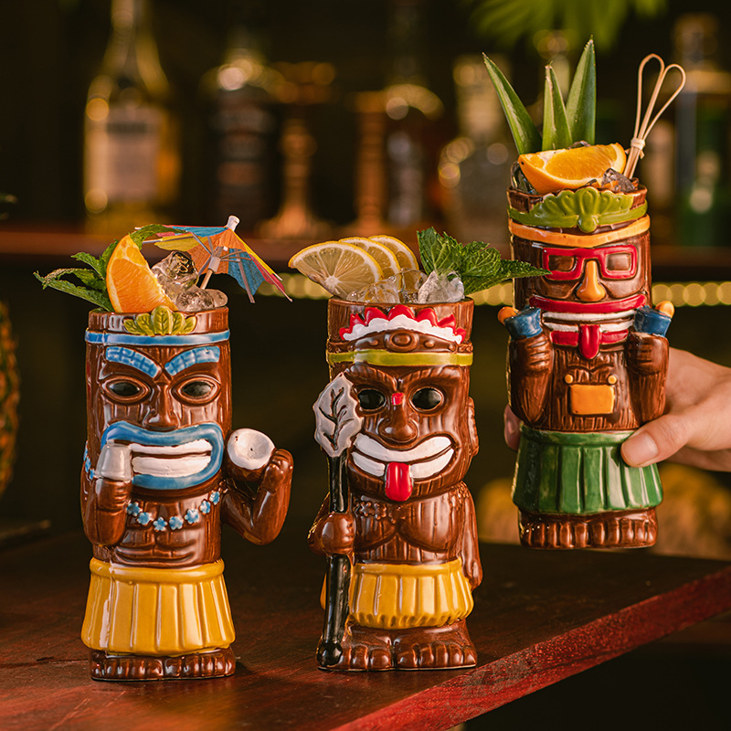 Gelas Tiki Keramik, Cangkir Ko - Wine With Beer Cocktail ulasan dan harga