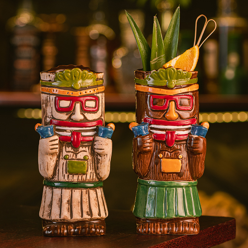 Gelas Tiki Keramik, Cangkir Ko - Wine With Beer Cocktail ulasan dan harga